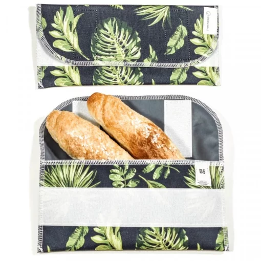 Svačinová kapsa dvojrohlík Tmavé listy